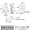 Bristan Pivot Thermostatic Shower Pack Dimensions